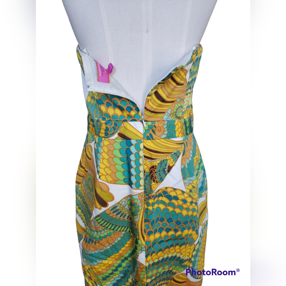 Trina Turk for Banana Republic Strapless Tropical Dress - Picture 6 of 9